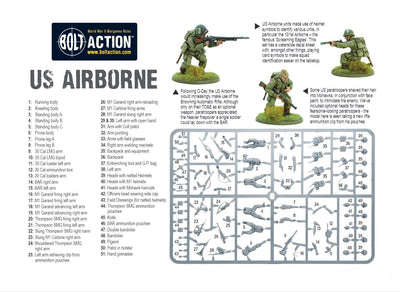 Bolt Action: US Airborne plastic boxed set