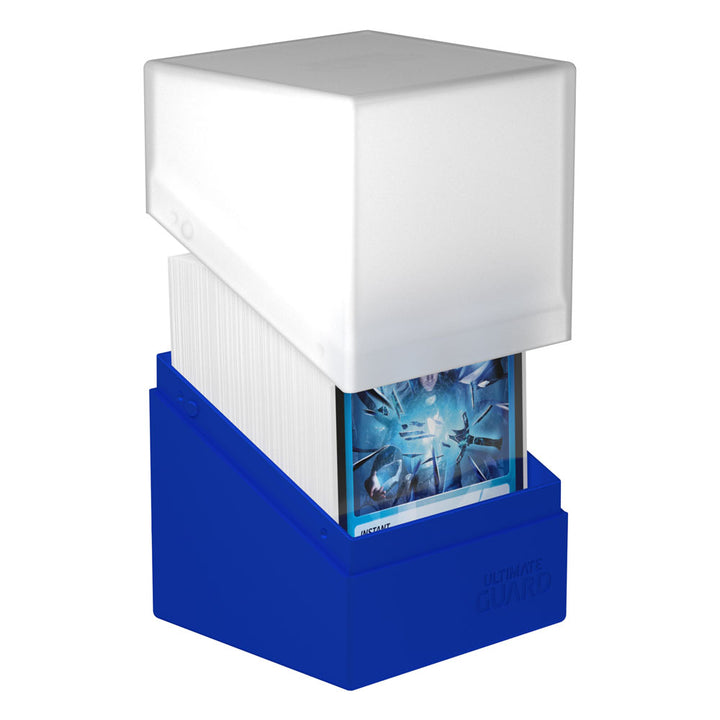 Ultimate Guard Boulder Deck Case 100+ SYNERGY Blue/White