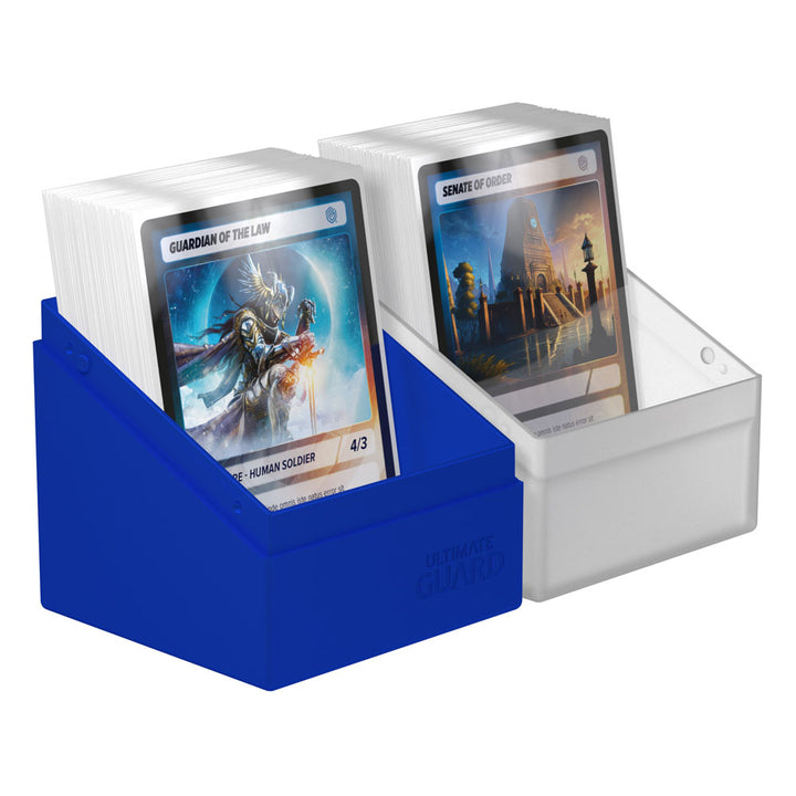 Ultimate Guard Boulder Deck Case 100+ SYNERGY Blue/White