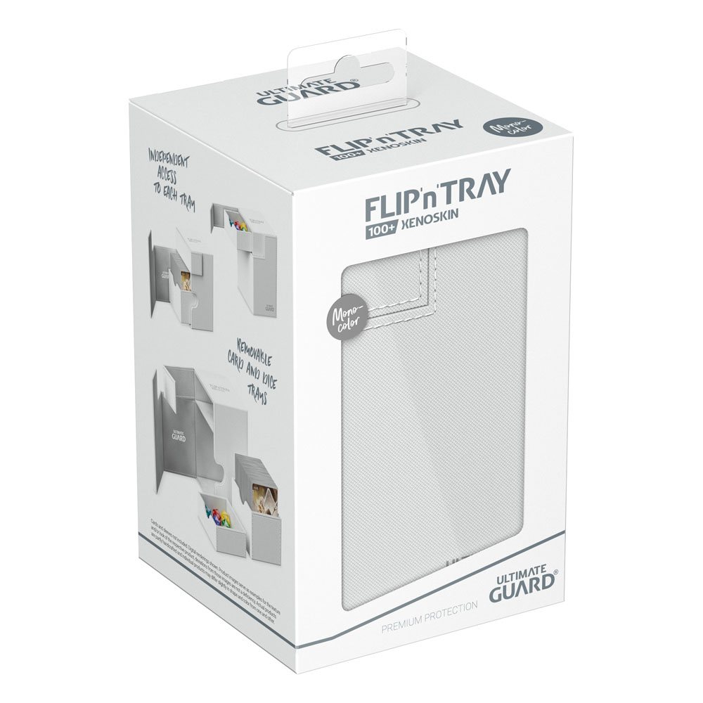 Ultimate Guard Flip'n'Tray 100+ XenoSkin Monocolor White