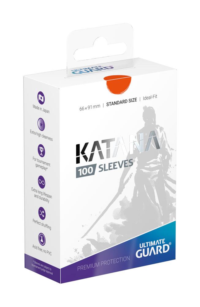 Ultimate Guard Katana Sleeves - Standard Size Orange (100)