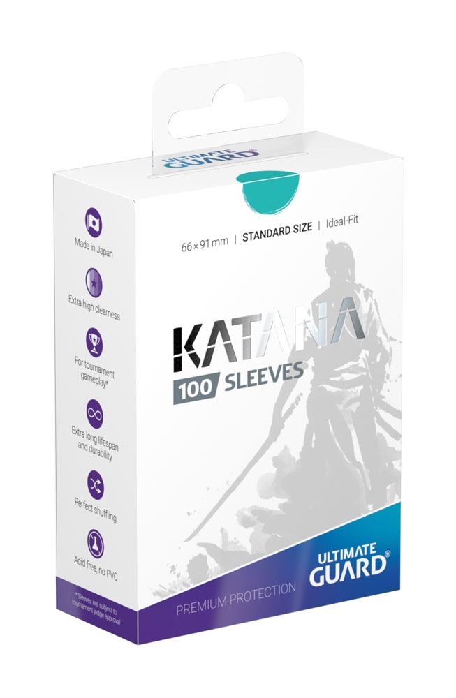 Ultimate Guard Katana Sleeves - Standard Size Turquoise (100)