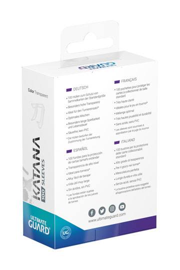 Ultimate Guard Katana Sleeves Standard Size Transparent (100)
