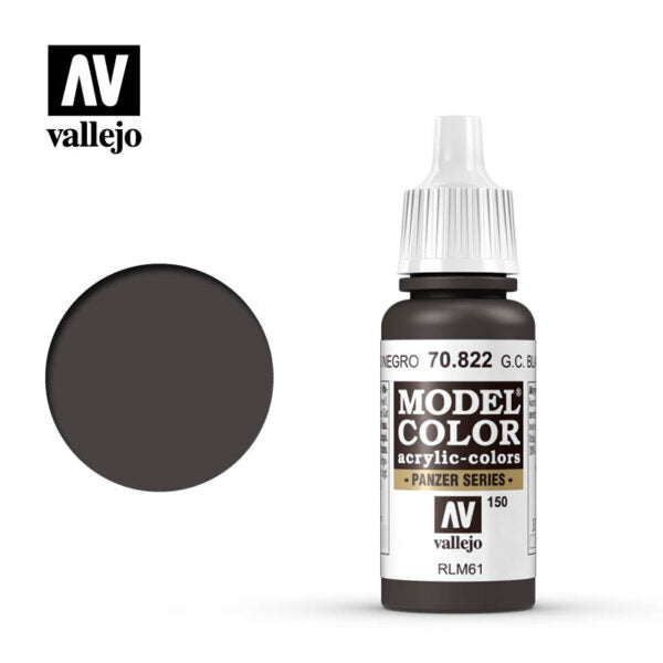 Vallejo Model Color: German Camouflage Black Brown (70.822) (145)
