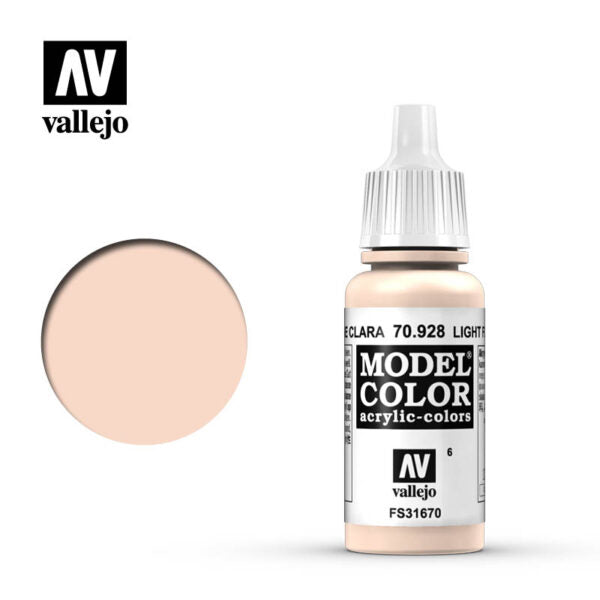 Vallejo Model Color: Light Flesh (70.928) (5)