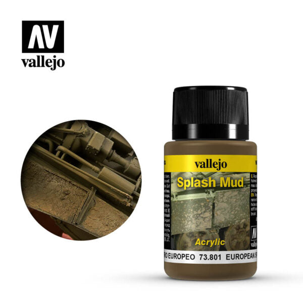 Vallejo Weathering Effects: European Splash Mud (73.801)