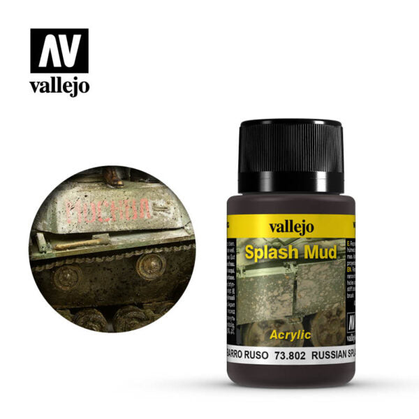 Vallejo Weathering Effects: Russian Splash Mud (73.802)