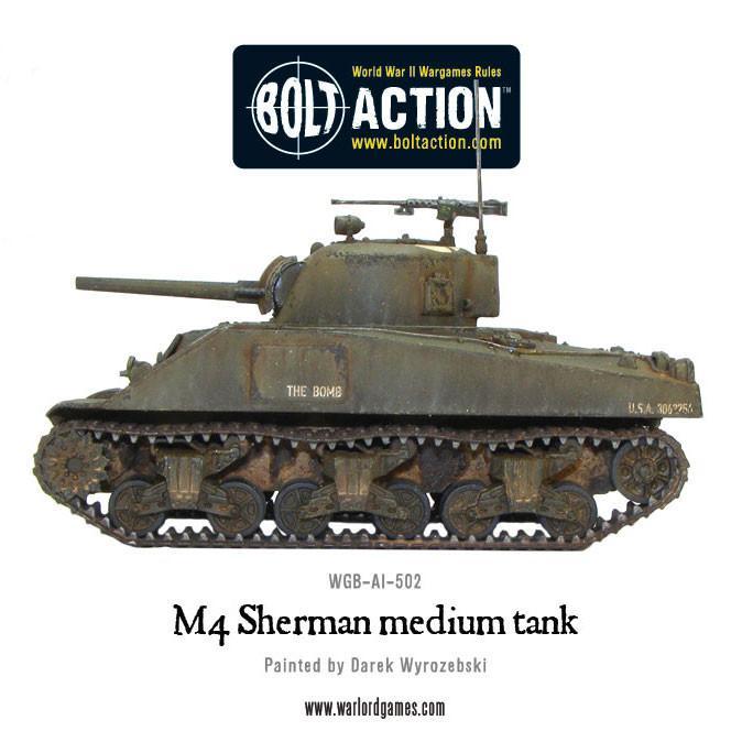 Bolt Action: M4 Sherman medium tank (plastic)