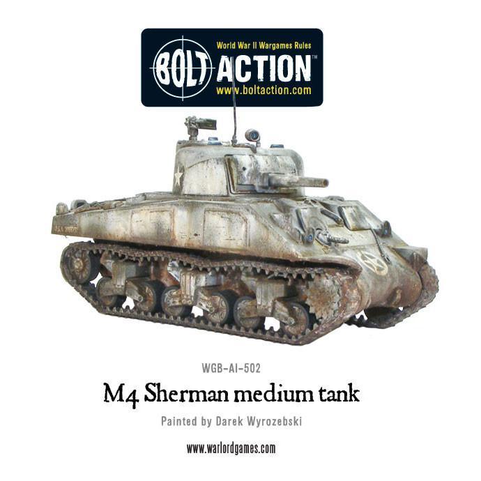 Bolt Action: M4 Sherman medium tank (plastic)