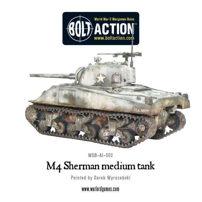 Bolt Action: M4 Sherman medium tank (plastic)