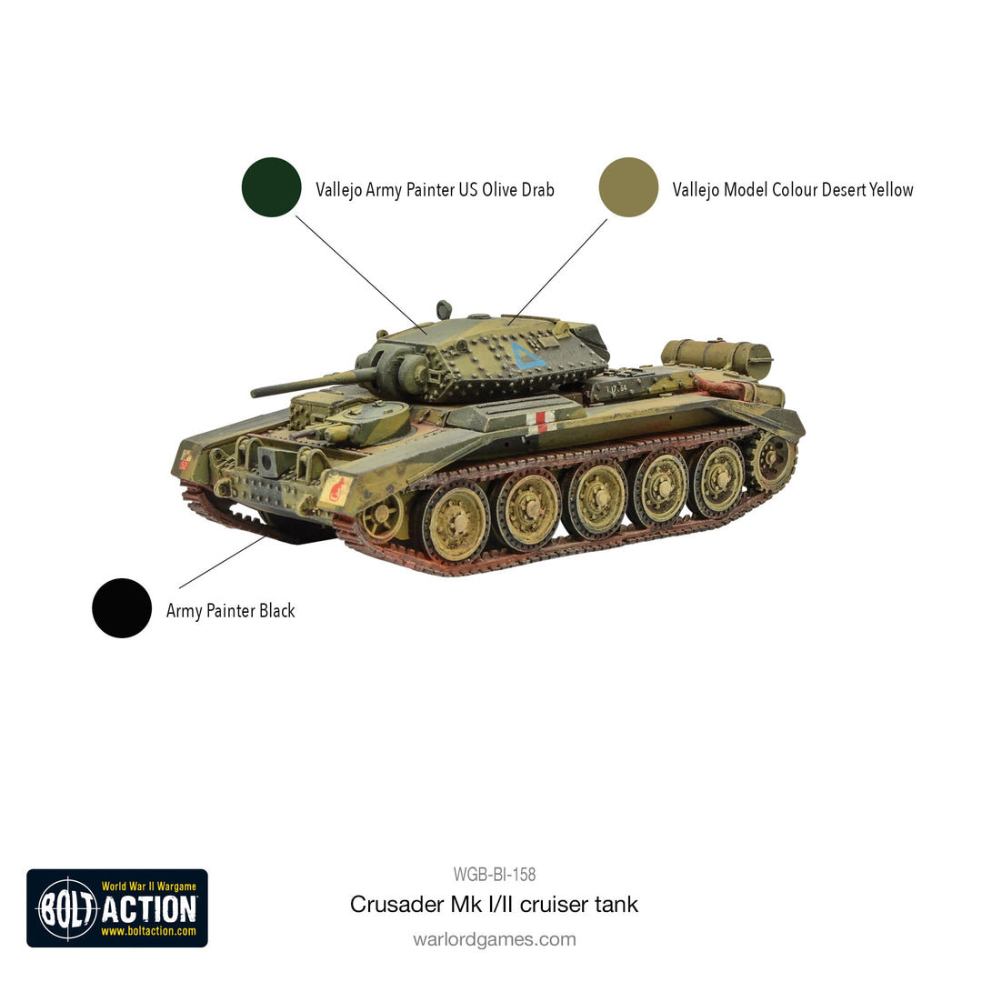 Bolt Action: Crusader MK I/II tank