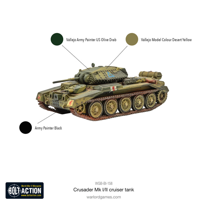 Bolt Action: Crusader MK I/II tank