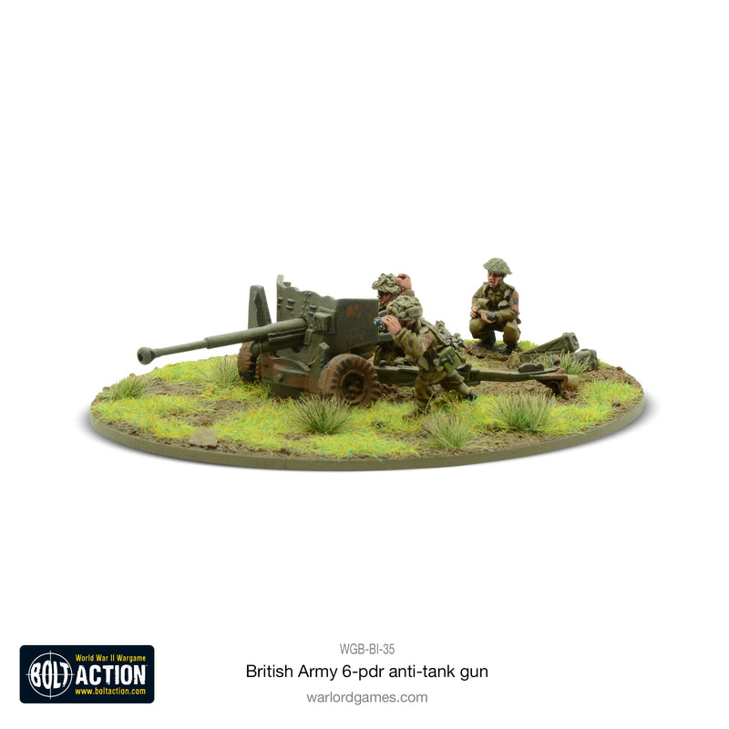 Bolt Action: British Army Six Pounder AT Gun