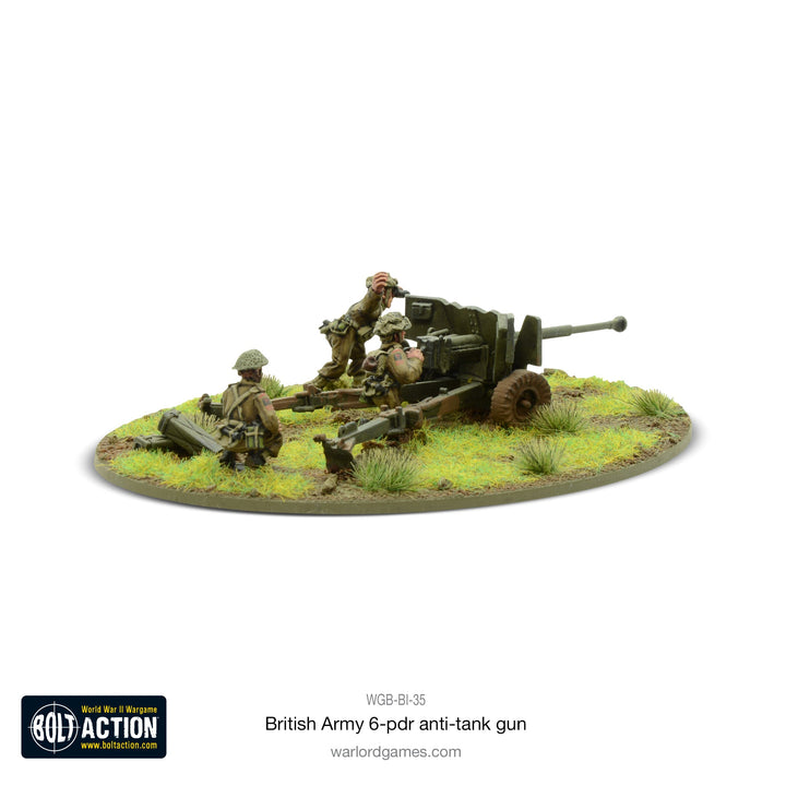 Bolt Action: British Army Six Pounder AT Gun