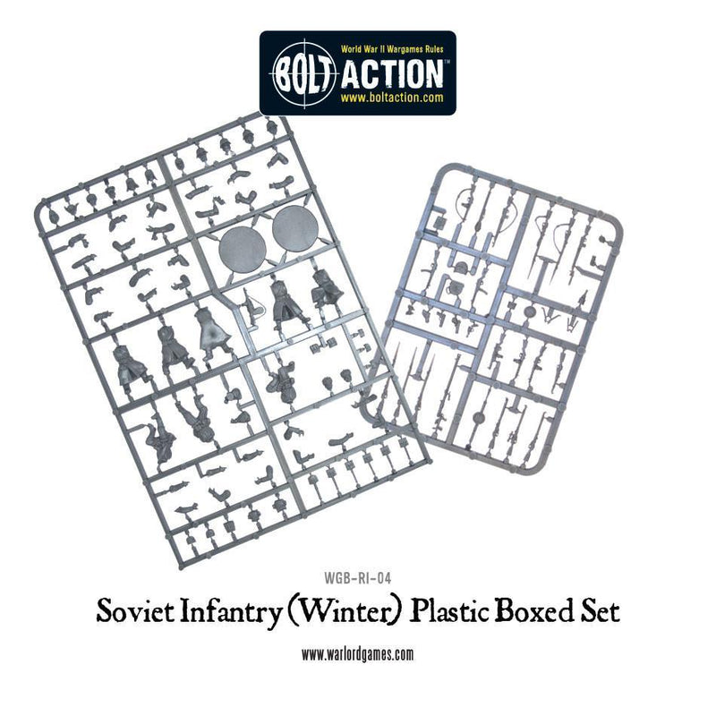 Bolt Action: Soviet Winter Infantry plastic box set