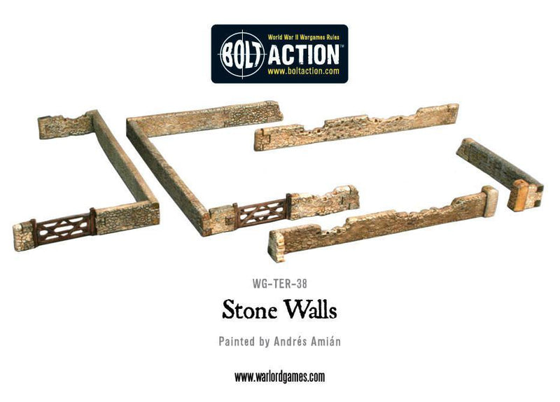 Warlord Games: Stone Walls plastic boxed set