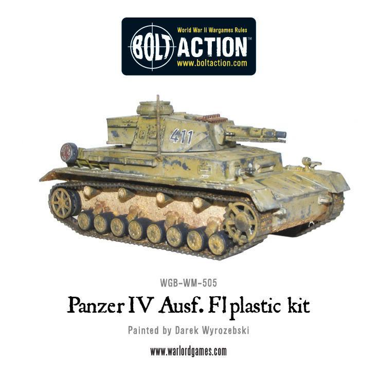 Bolt Action: Panzer IV Ausf. F1/G/H medium tank (plastic)