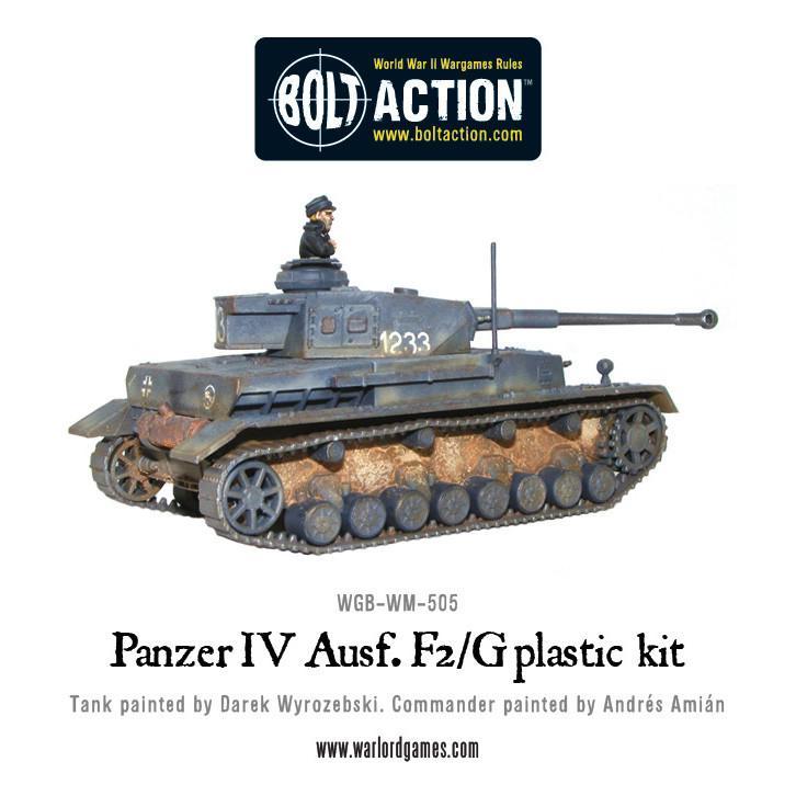 Bolt Action: Panzer IV Ausf. F1/G/H medium tank (plastic)