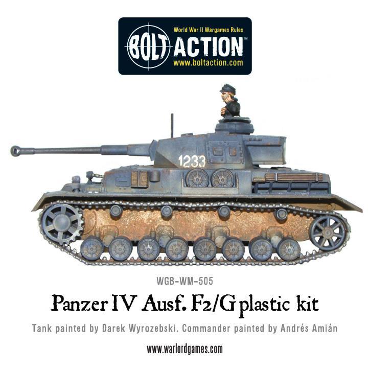Bolt Action: Panzer IV Ausf. F1/G/H medium tank (plastic)