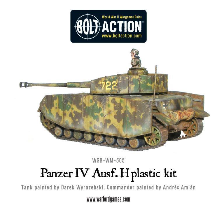 Bolt Action: Panzer IV Ausf. F1/G/H medium tank (plastic)