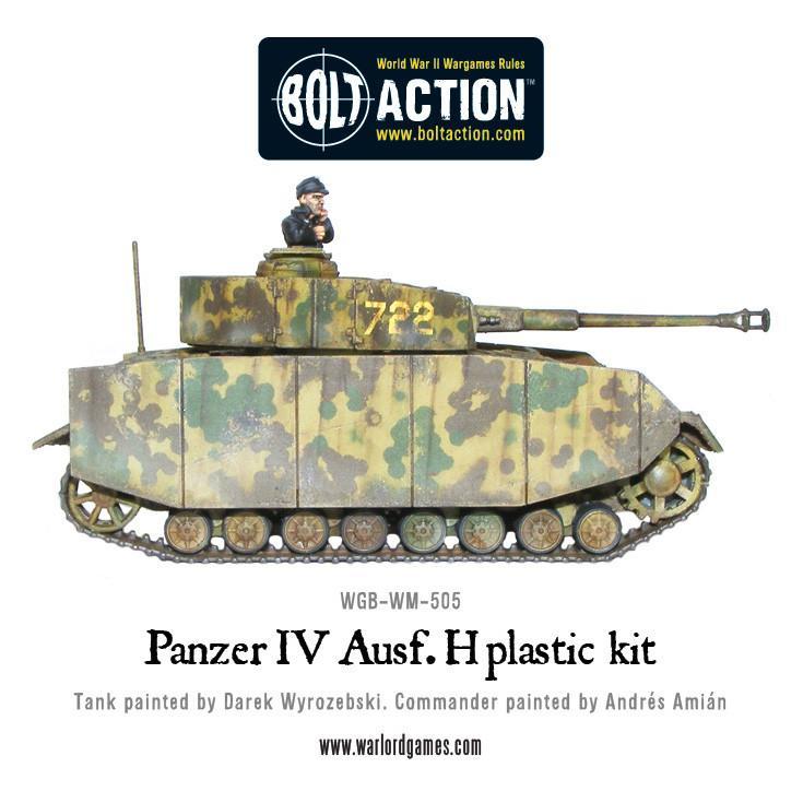 Bolt Action: Panzer IV Ausf. F1/G/H medium tank (plastic)