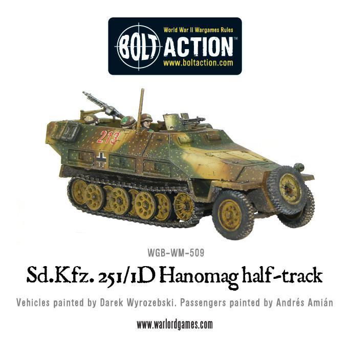 Bolt Action: Sd.Kfz 251/1 ausf D halftrack plastic box set