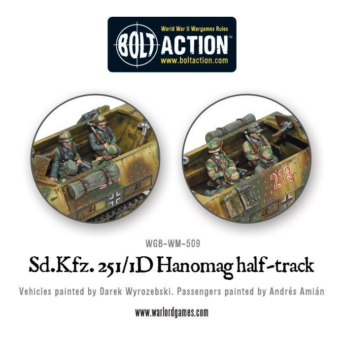 Bolt Action: Sd.Kfz 251/1 ausf D halftrack plastic box set