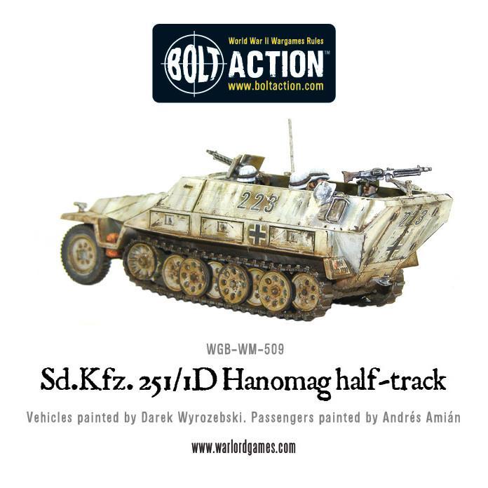 Bolt Action: Sd.Kfz 251/1 ausf D halftrack plastic box set