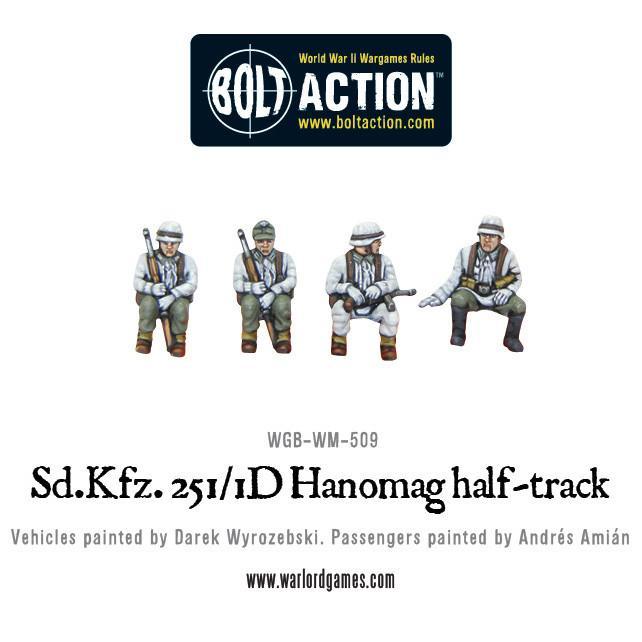 Bolt Action: Sd.Kfz 251/1 ausf D halftrack plastic box set