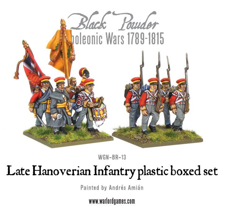 Black Powder: Napoleonic Wars - Hanoverian Line Infantry Regiment plastic boxed set