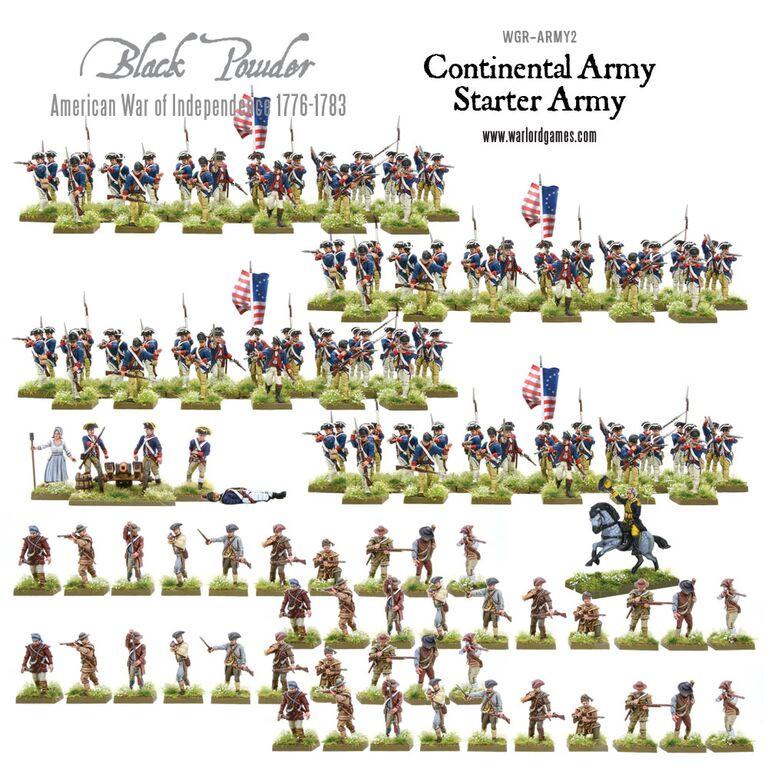 Black Powder: American War of Independence Continental Army starter set