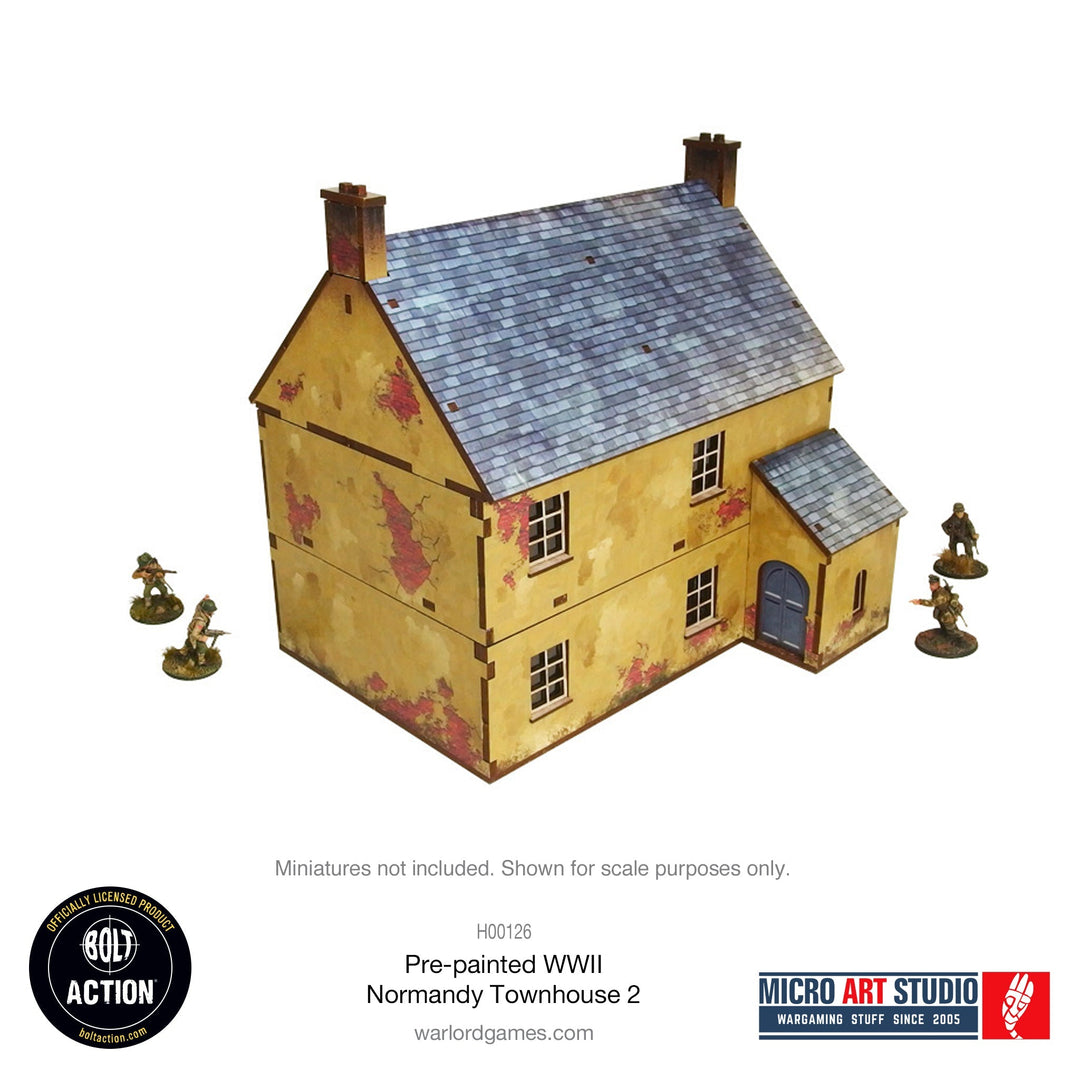 WW2 Normandy Townhouse 2 [28mm/1:56] (Micro Art Studio)