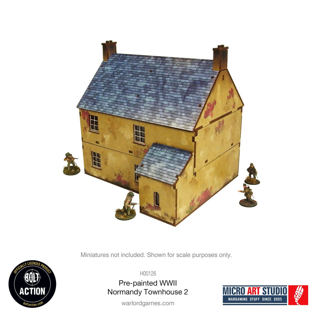 WW2 Normandy Townhouse 2 [28mm/1:56] (Micro Art Studio)