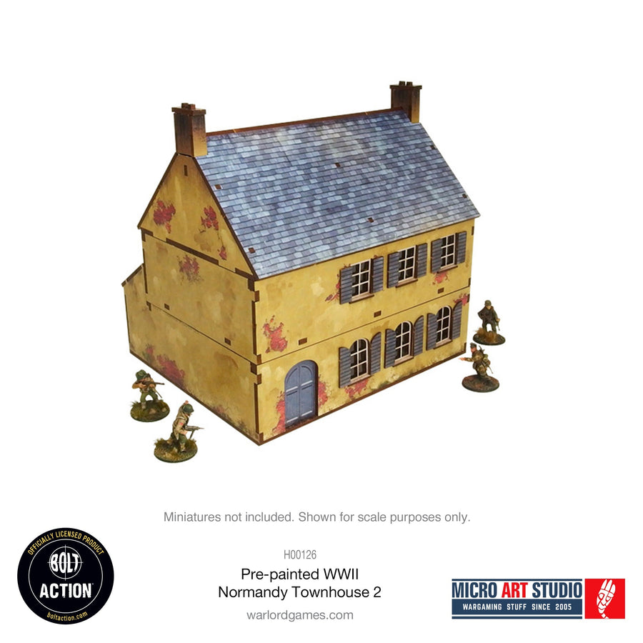 WW2 Normandy Townhouse 2 [28mm/1:56] (Micro Art Studio)