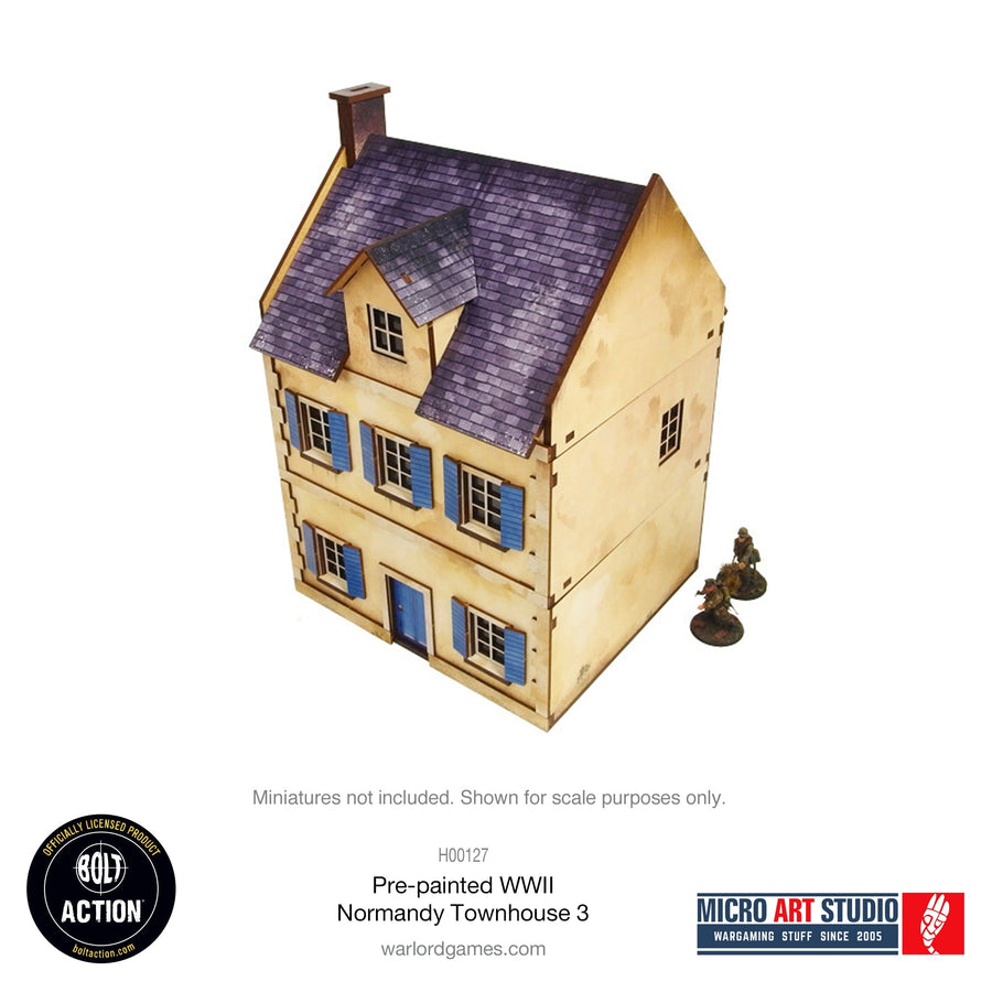 WW2 Normandy Townhouse 3 [28mm/1:56] (Micro Art Studio)