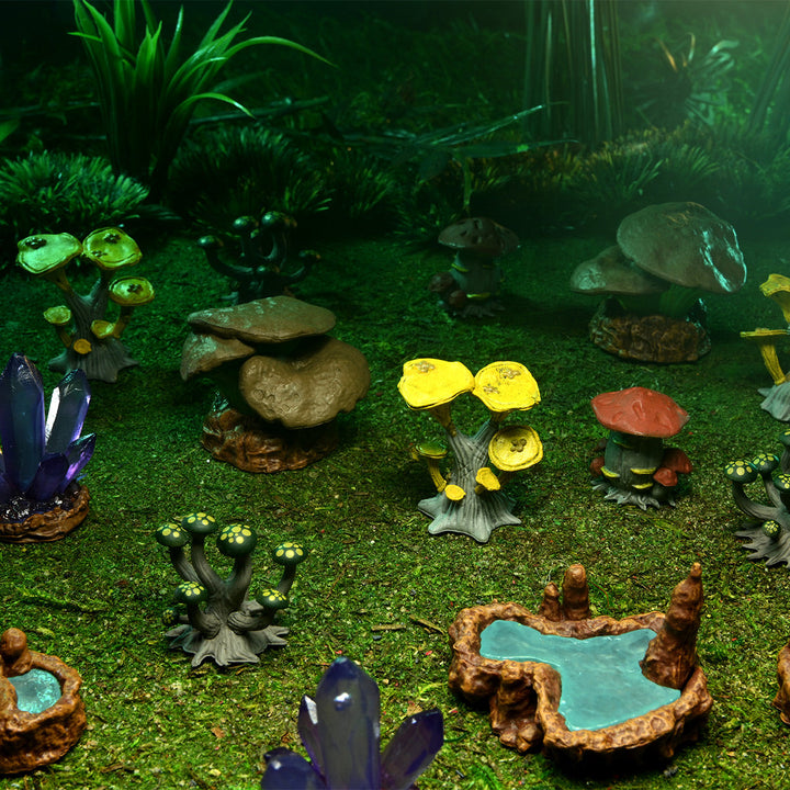 WarLock Tiles: Accessory - Mushrooms & Pools