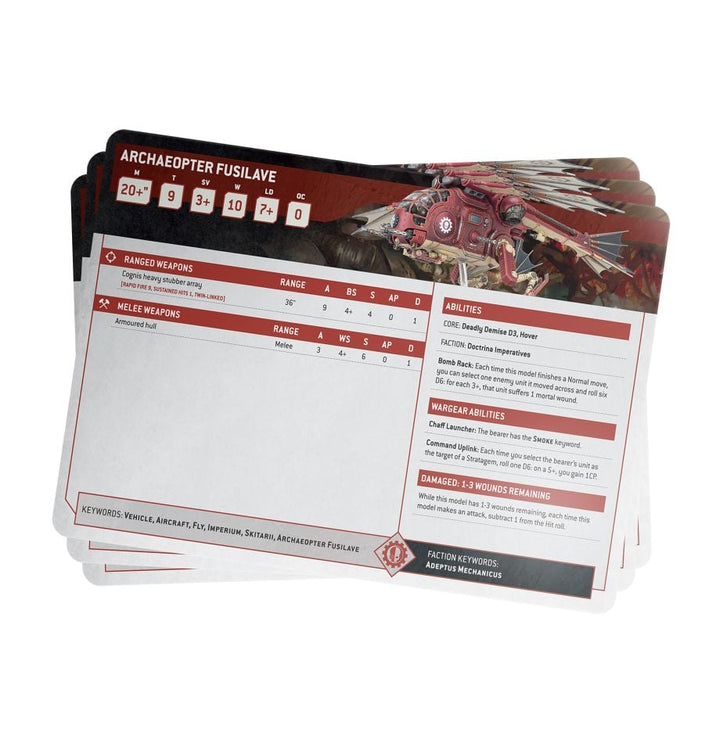Warhammer 40,000: Adeptus Mechanicus - Index Cards