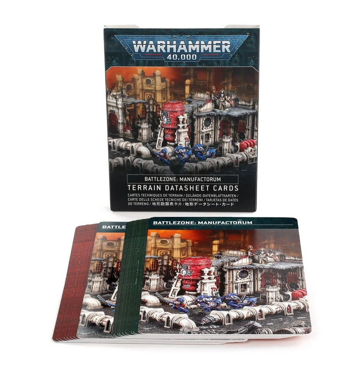 Warhammer 40,000: Battlezone Manufactorum Datasheet Cards