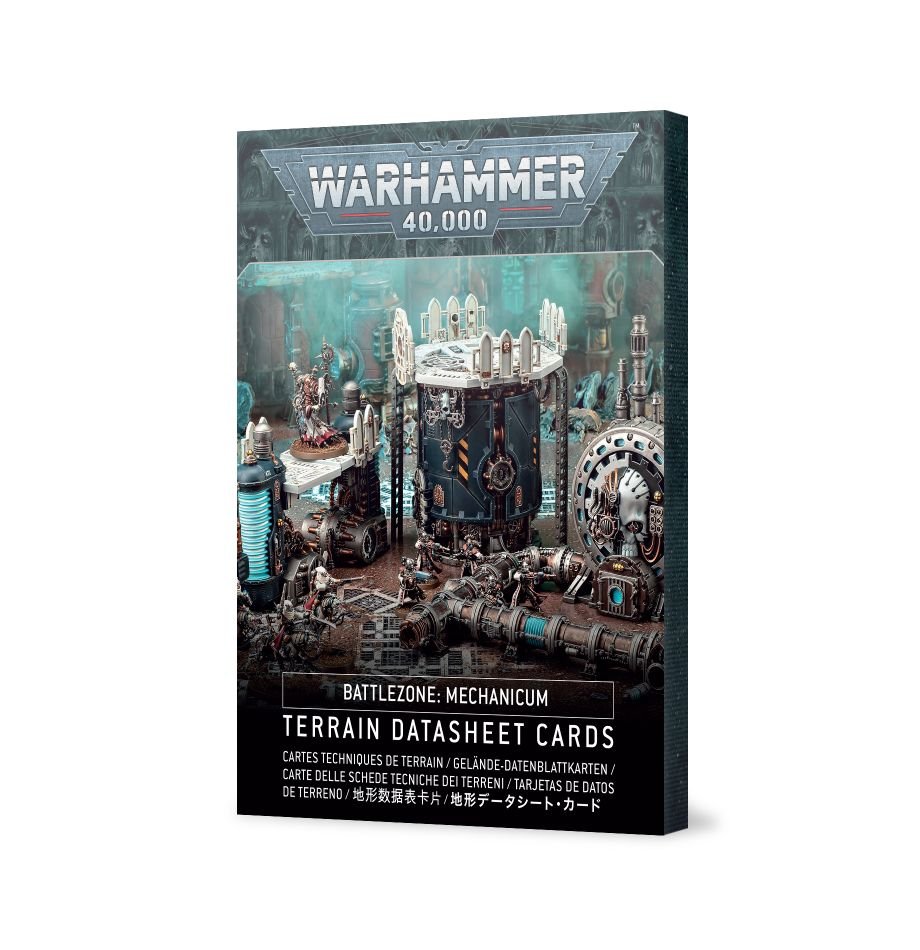 Warhammer 40,000: Battlezone Mechanicum - Terrain Datasheet Cards