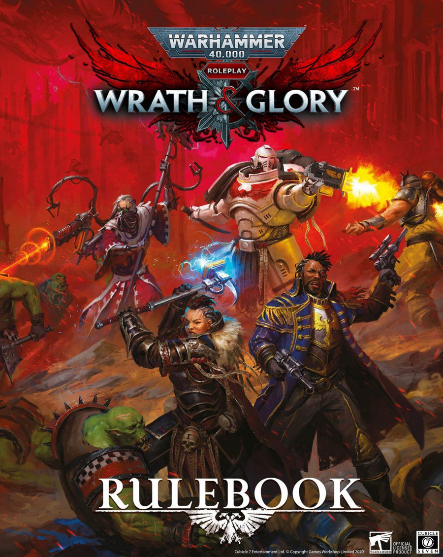 Warhammer 40,000 Roleplay: Wrath & Glory - Core Rulebook (Cubicle 7 Revised Edition)