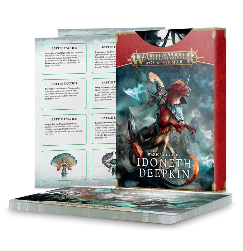 Warhammer Age of Sigmar: Idoneth Deepkin Warscroll Cards (9th)
