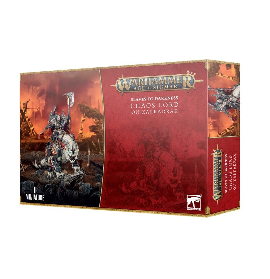 Warhammer Age of Sigmar: Slaves to Darkness - Chaos Lord on Karkadrak