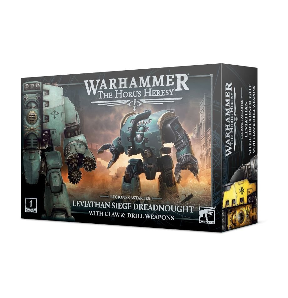 Warhammer Horus Heresy: Legiones Astartes - Leviathan Siege Dreadnought with Claw & Drill Weapons