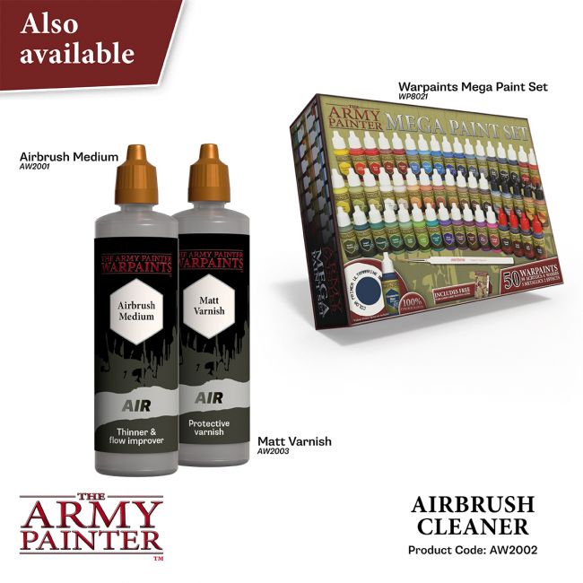 Warpaints Air Accessories: Airbrush Cleaner, 100 ml (The Army Painter) (AW2002)