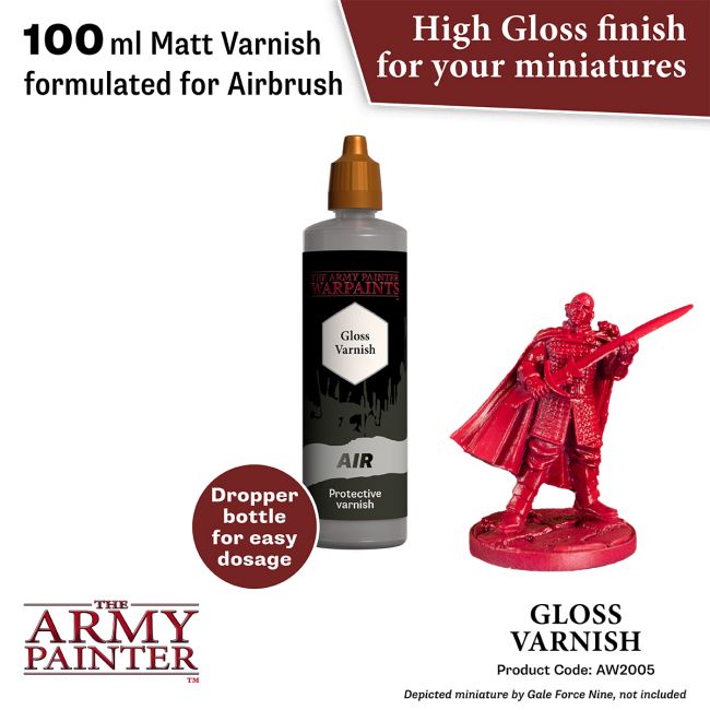 Warpaints Air Accessories: Gloss Varnish, 100 ml (The Army Painter) (AW2005)