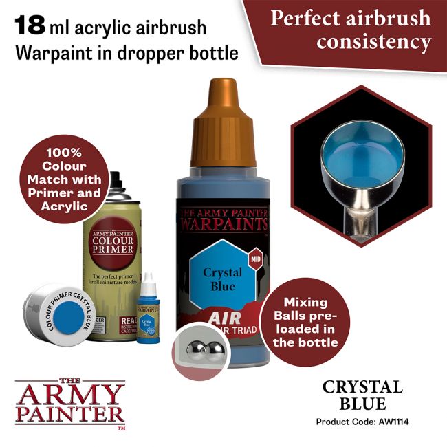 Warpaints Air: Crystal Blue (The Army Painter) (AW1114) (35)