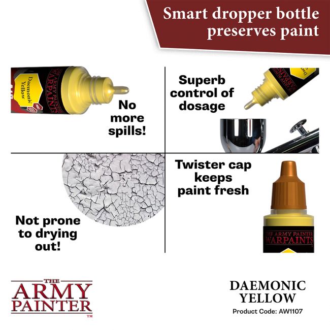 Warpaints Air: Daemonic Yellow (The Army Painter) (AW1107) (68)