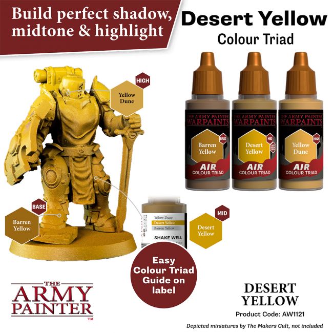 Warpaints Air: Desert Yellow (The Army Painter) (AW1121) (71)