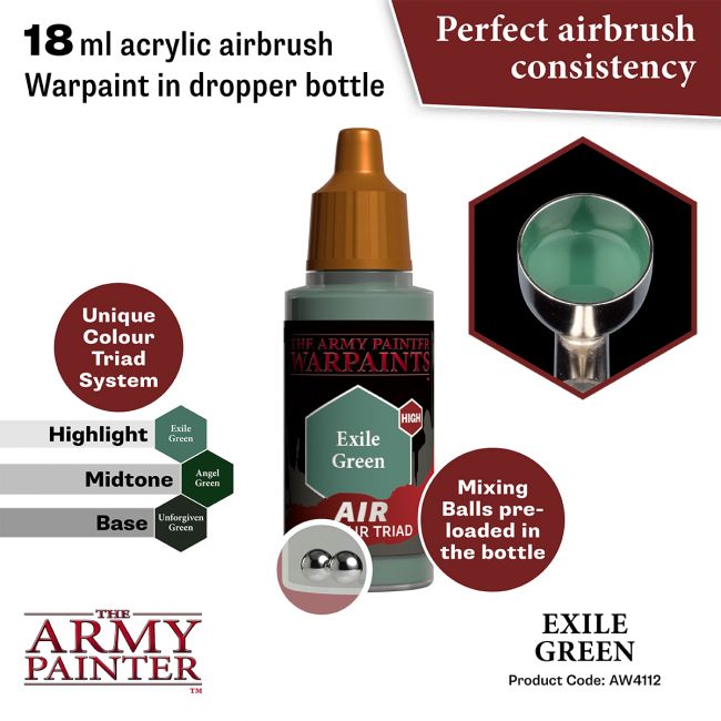 Warpaints Air: Exile Green (The Army Painter) (AW4112) (21)