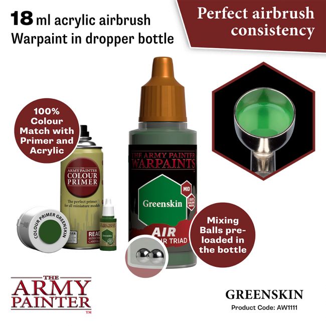 Warpaints Air: Greenskin (The Army Painter) (AW1111) (41)